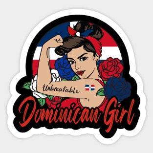 Dominican Girl Sticker